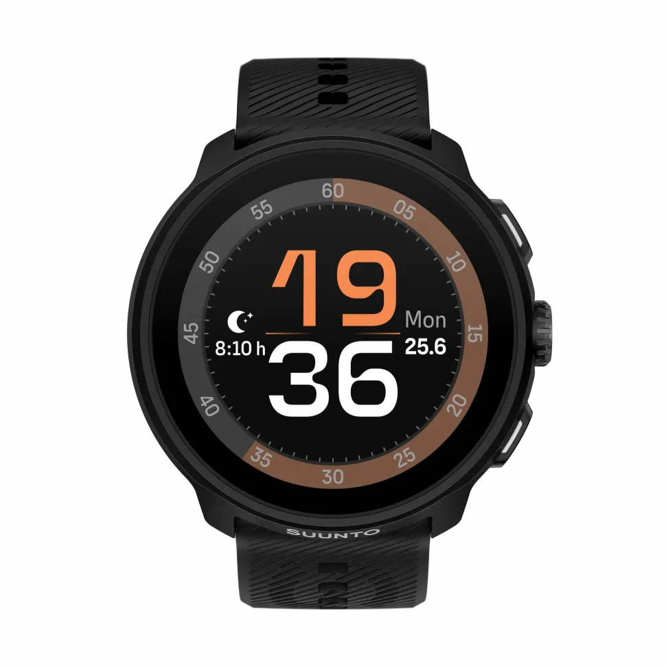 Suunto Run All Black With Silicone Strap