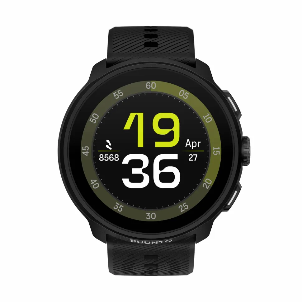 Suunto Run All Black With Silicone Strap