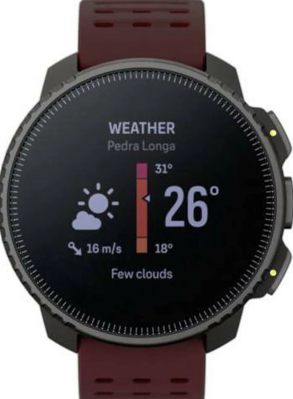 Suunto Vertical Stainless Steel Black/Ruby