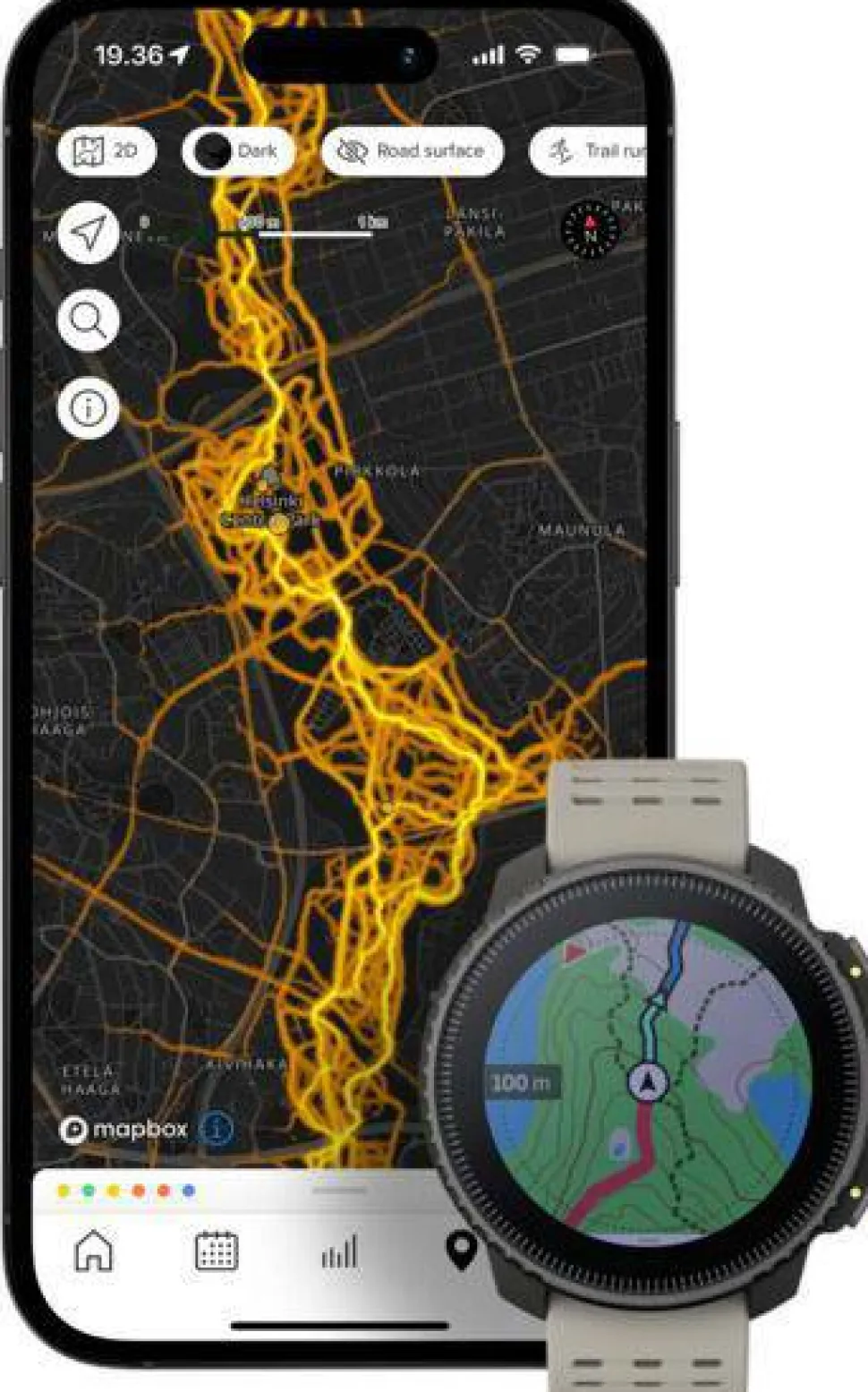 Suunto Vertical Stainless Steel Black/Sand