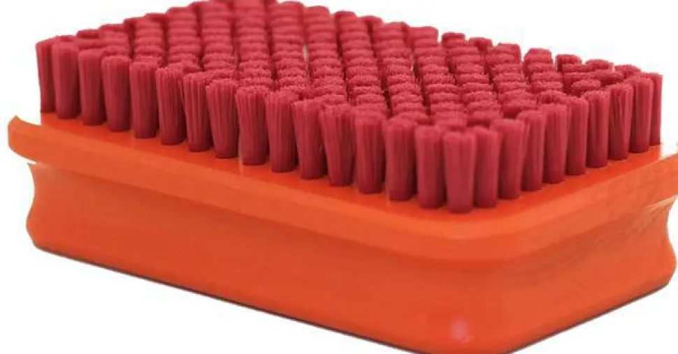 Swix Brush Rectangular Fine Red Nylon