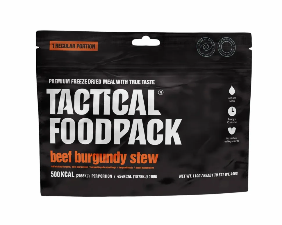 Tactical Foodpack Beef Burgundy Stew 110g