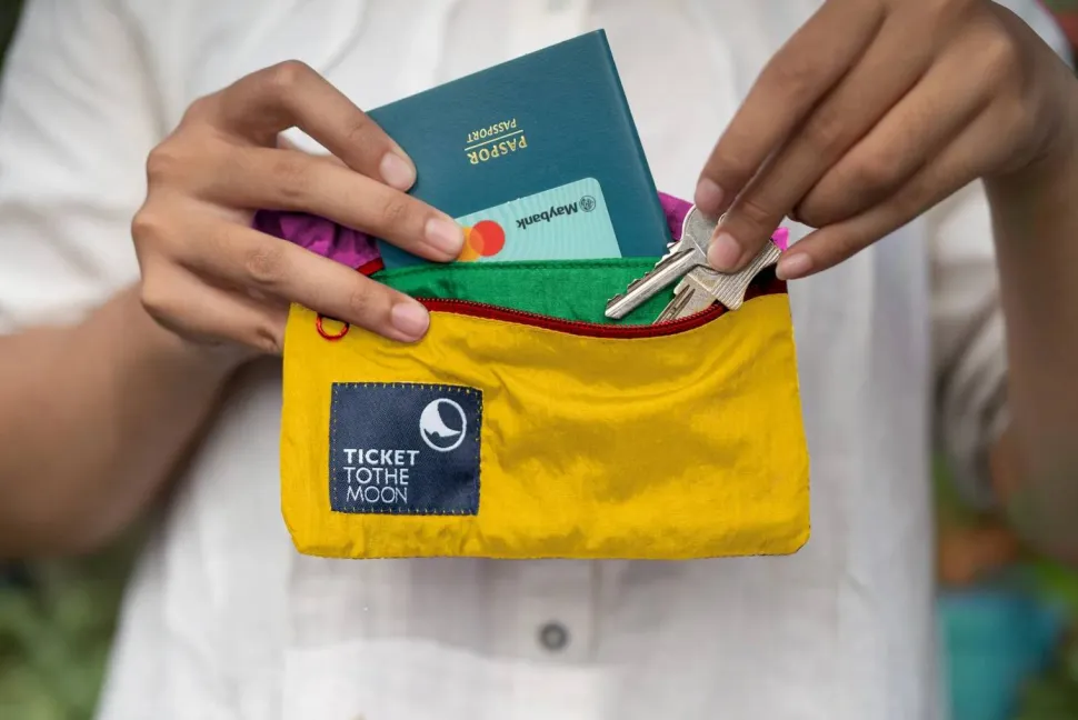 Ticket To The Moon Travel Pouch Unique