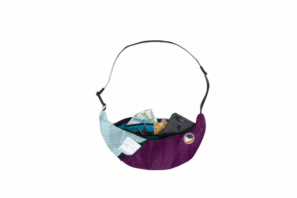 Ticket To The Moon Upcycled Sling Bag