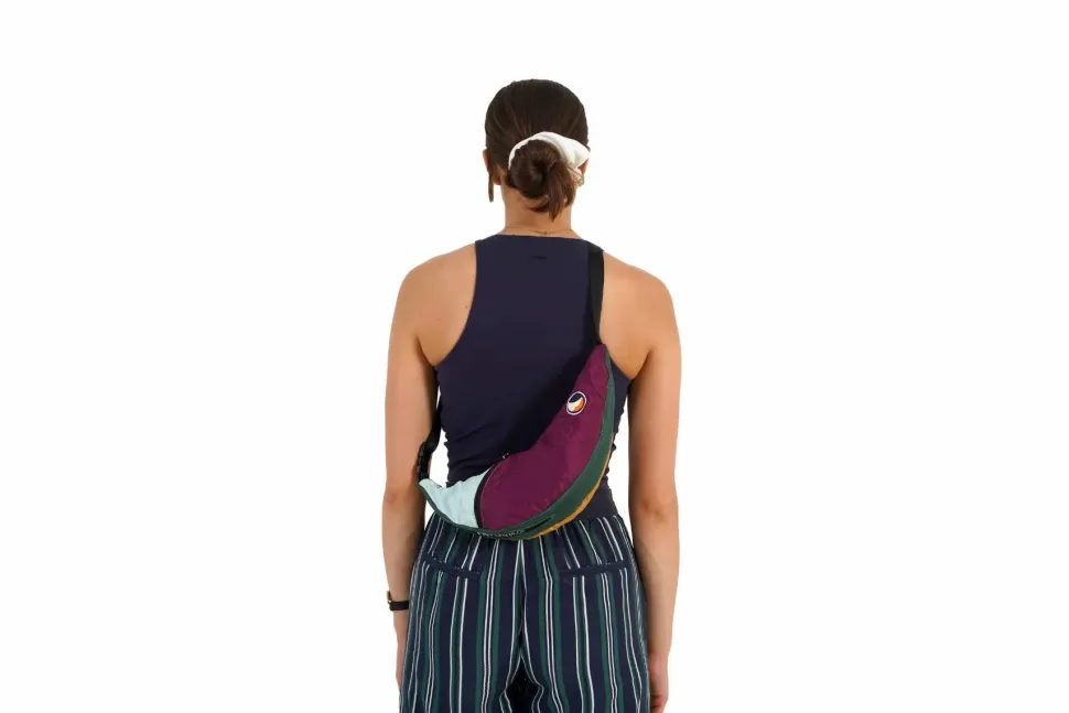 Ticket To The Moon Upcycled Sling Bag Unique
