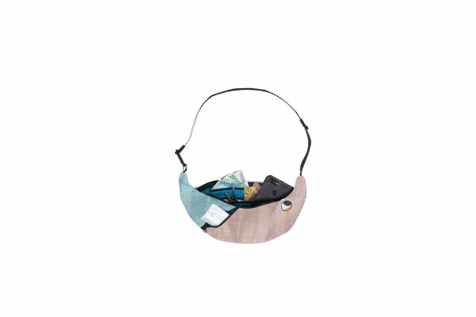 Ticket To The Moon Upcycled Sling Bag Unique