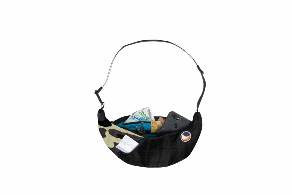 Ticket To The Moon Upcycled Sling Bag Unique